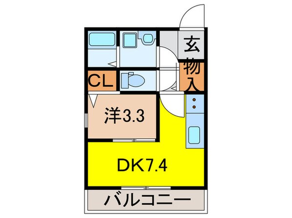 フジテラス甲東園の物件間取画像